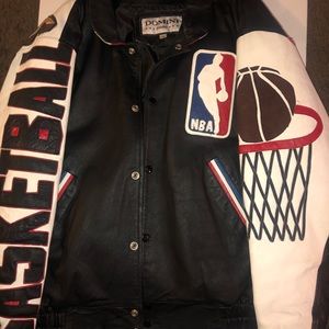 Vintage Leather NBA Jacket
